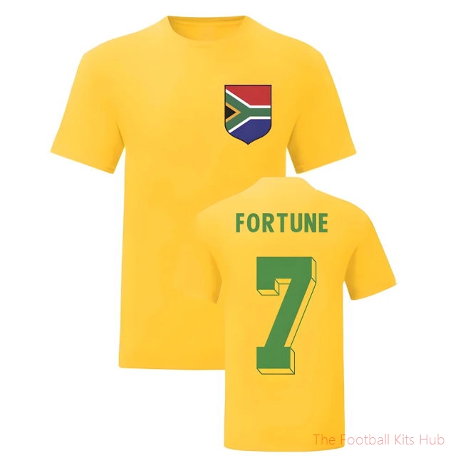 Quinton Fortune South Africa National Hero Tee (Yellow)