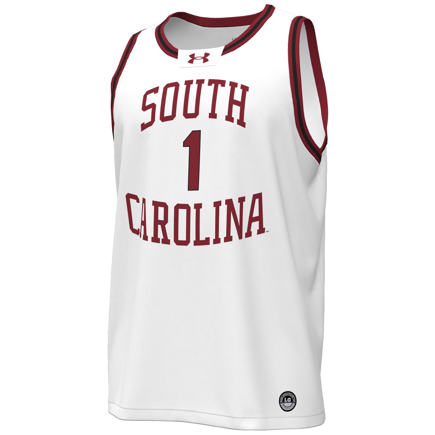 [NJP] South Carolina Gamecocks Throwback Replica Basketball Jersey - White