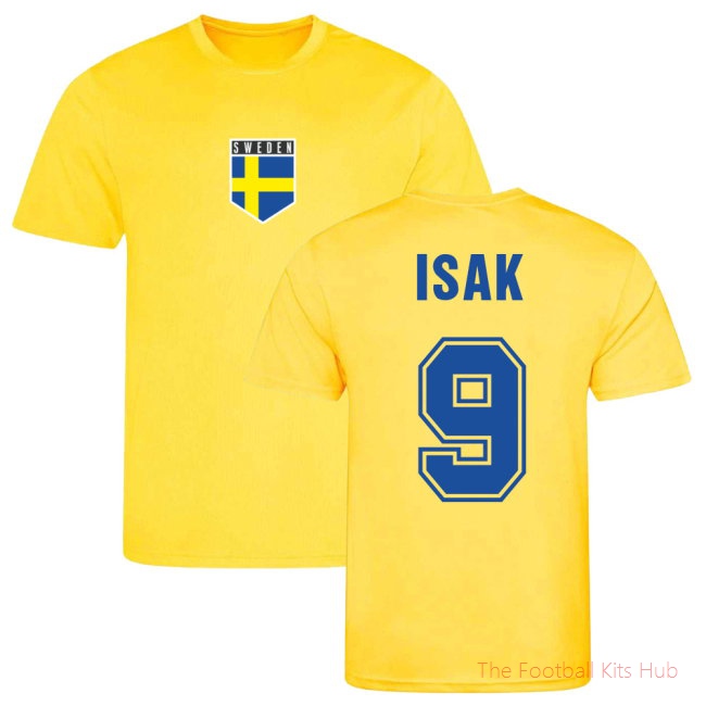 Men Isak Sweden Training Jersey (Yellow)