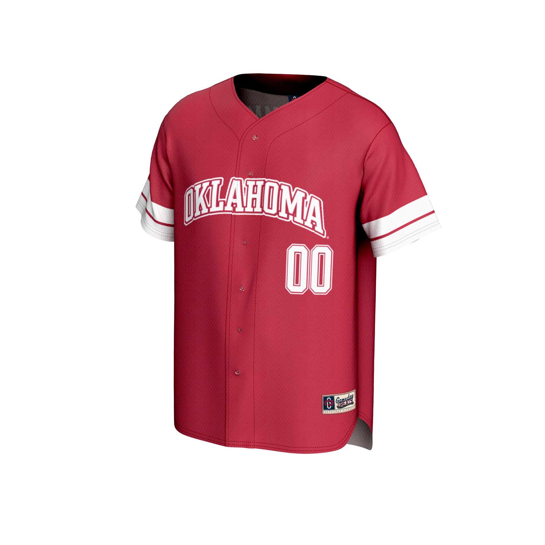 [DDG] Oklahoma Sooners GameDay Greats Unisex Personalized Collegiate Baseball Fashion Jersey - Crimson