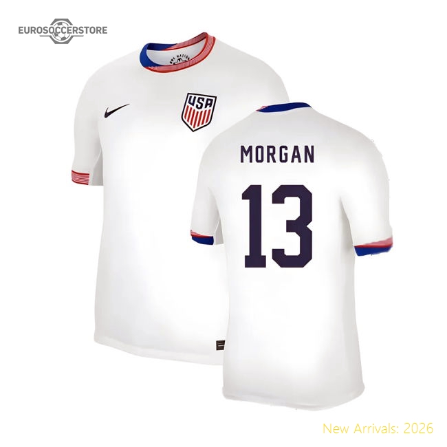 Usa 2024 Home Jersey Shirt Football Fan Apparel Football Fan Gear