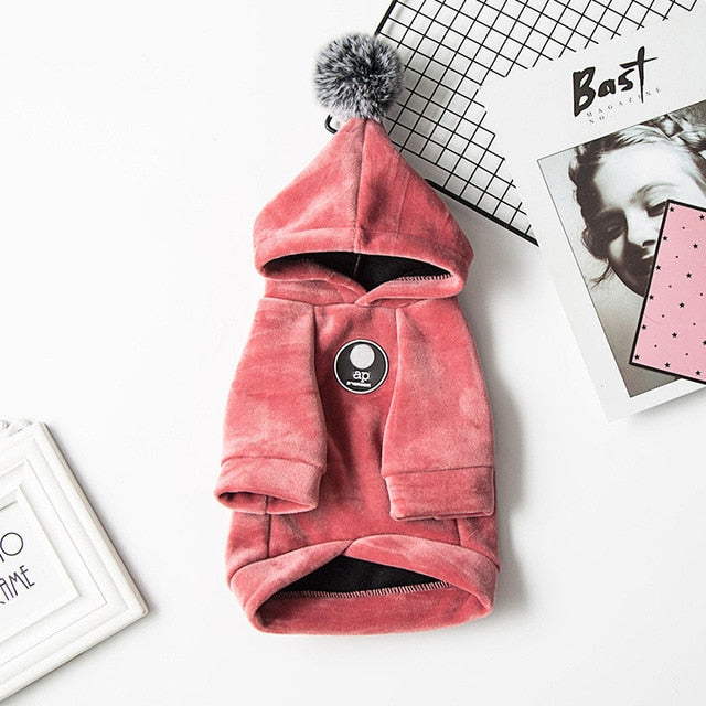 Christmas Stylish Winter Jacket for French Bulldog (WS420)