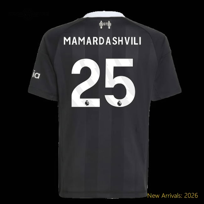 Non-toxic Kids Liverpool Mamardashvili Jersey 2025-2026 Soft-touch