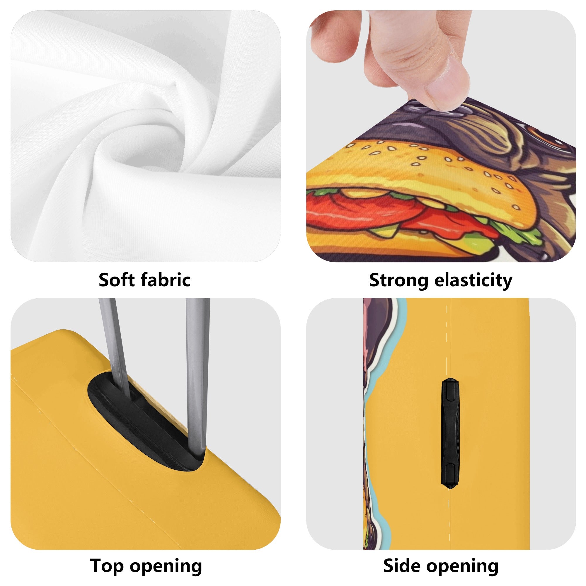 French Bulldog Mirabel Luggage Cover Cute Frenchie Essential