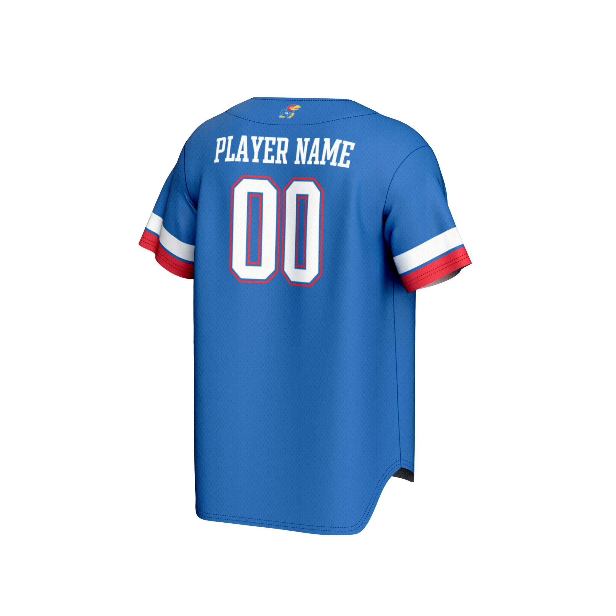 [DDG] Kansas Jayhawks GameDay Greats Youth NIL Pick-A-Player Lightweight Baseball Jersey - Royal