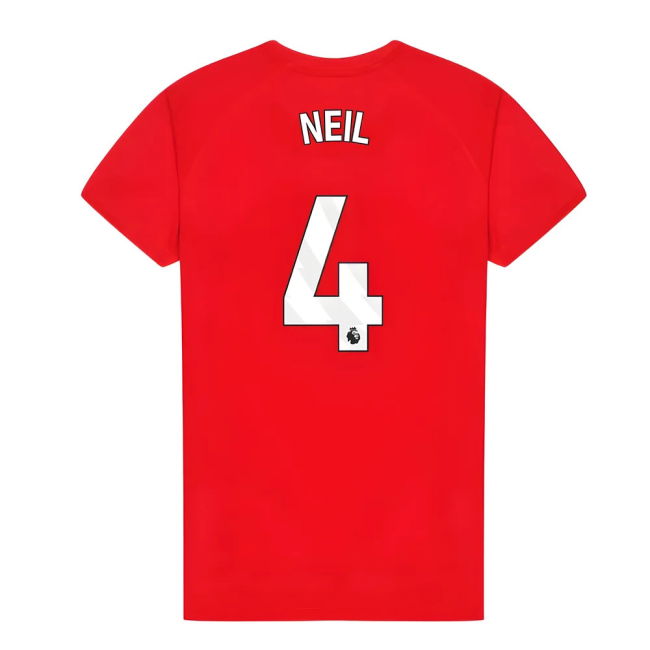 Sunderland Home Jersey 2025-26 Neil 4 L S Kids