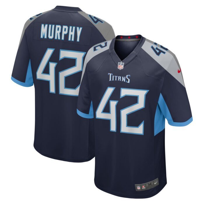 None Men's Team Captain TEN Titans Genuine Jersey Football Apparel