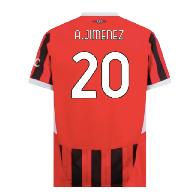 Elite Style AC Milan Home Pro Level Shirt 2024-2025 (Jimenez 20)