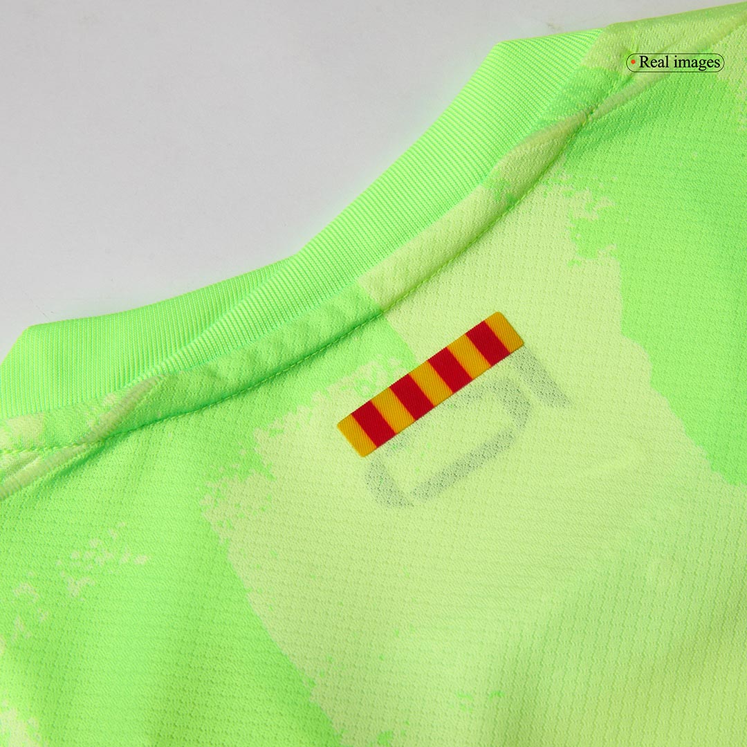 Barcelona Third Away Soccer Jersey 2024/25 - (Spotify Logo Without Tex