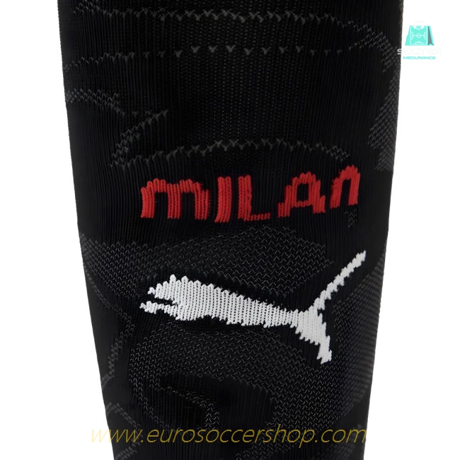 2025-2026 AC Milan Home Socks (Black)