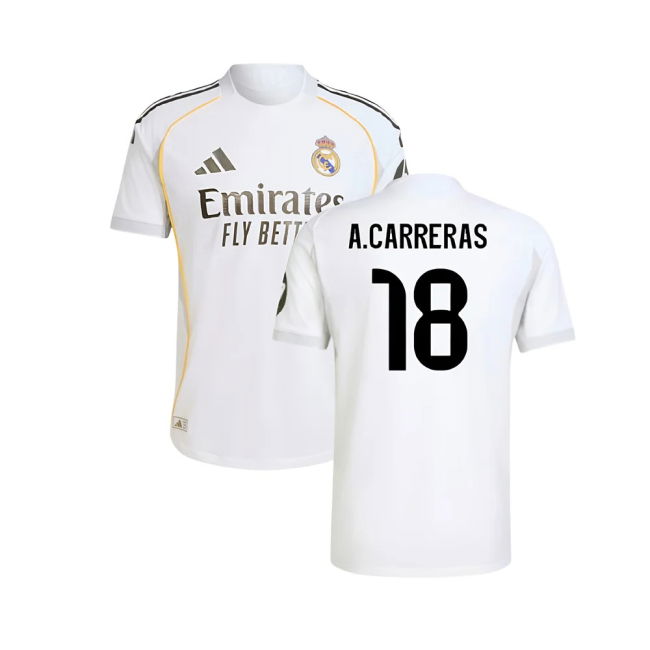 2025-2026 Real Madrid Home Football Shirt - Durable Fabric