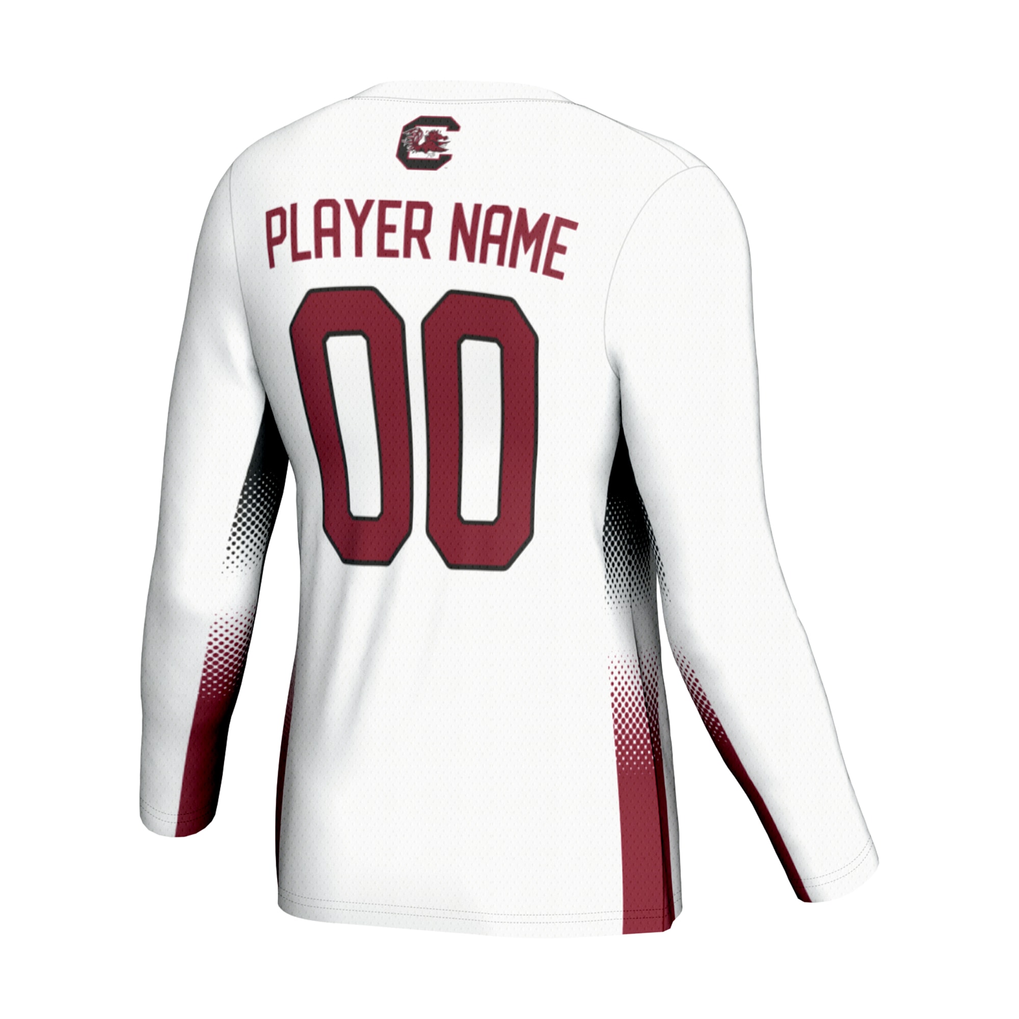 [NJP] South Carolina Gamecocks GameDay Greats Unisex NIL Lightweight Volleyball Jersey - White