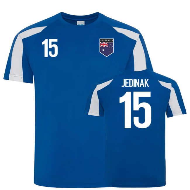 Quality Australia Sports Training Jersey (Jedinak 15) Replica
