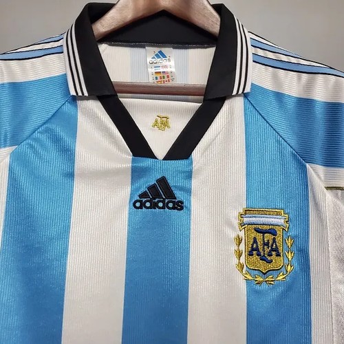 Authentic Argentina 1998 Local - International Soccer - Premium Fabric