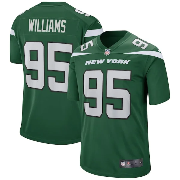 None Quinnen Williams Game Jersey - Green | NFL Player Jersey
