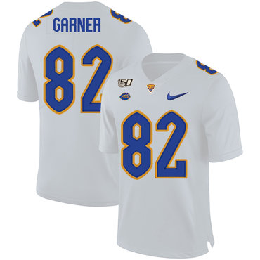 Men's None Manasseh Garner #82 embroidered White 2024 game jersey