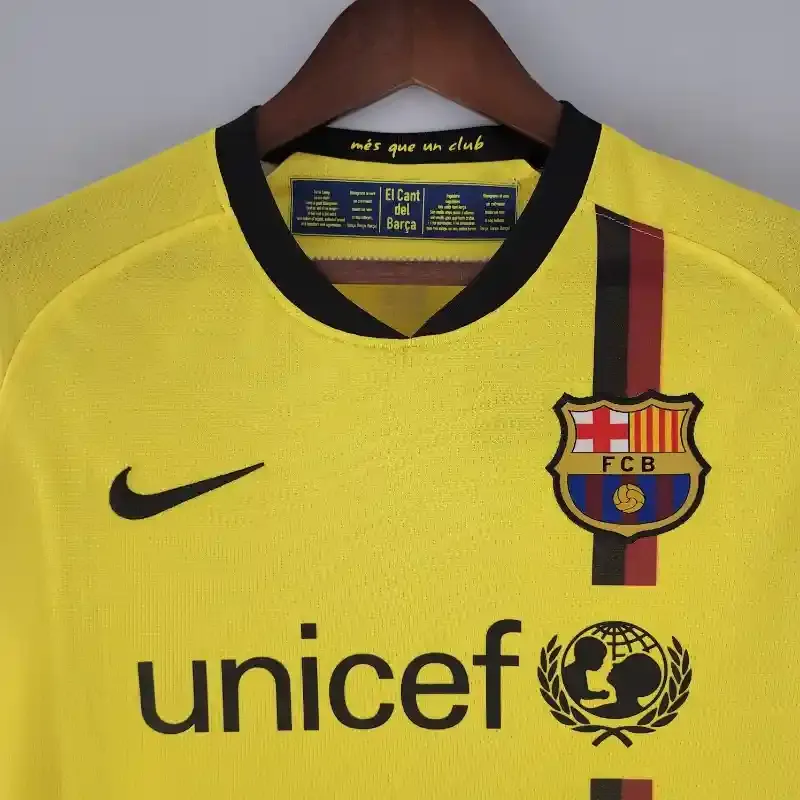 Cheap 2008-2009 Long Sleeve Barcelona Jersey retro kit