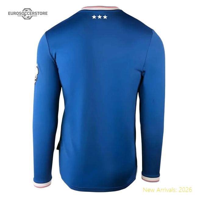 2025-2026 Ipswich Town Long Sleeve Home Shirt