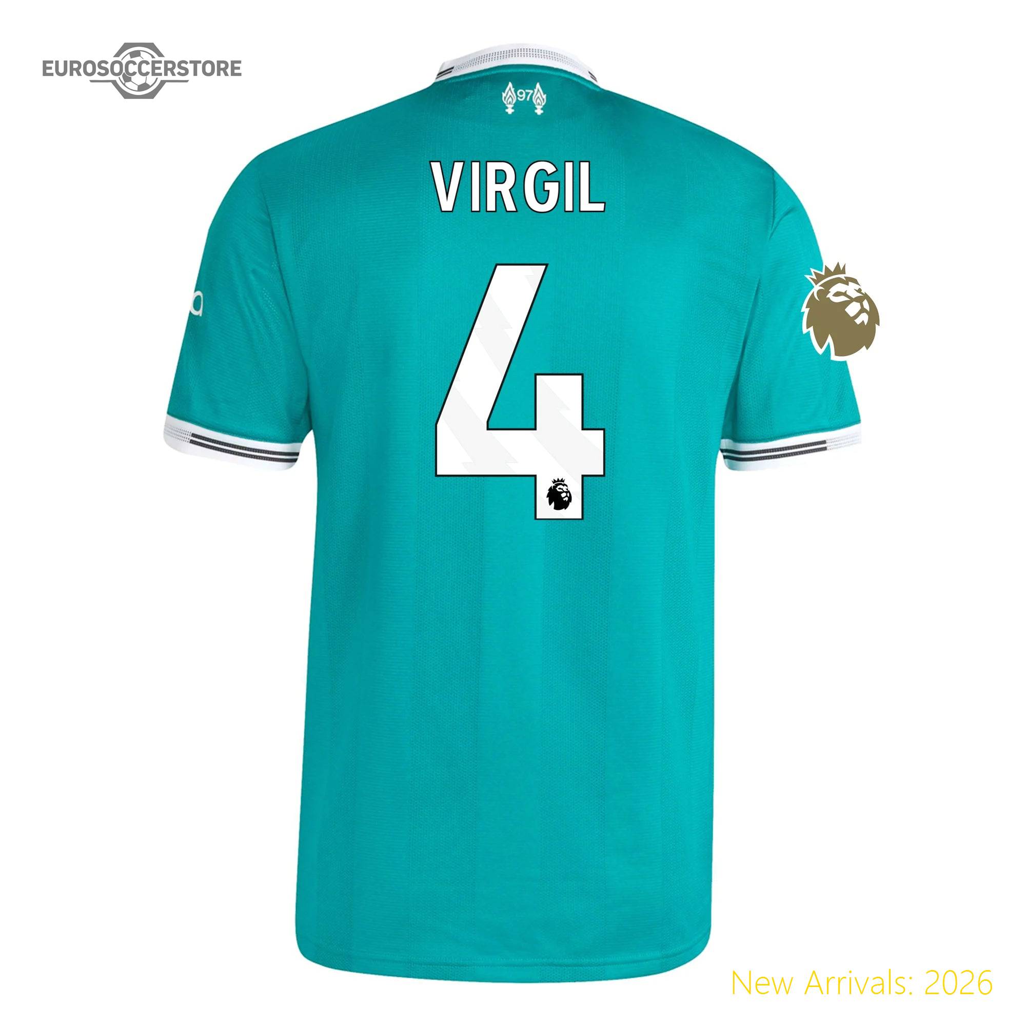 Officially Licensed Men Top-grade Liv Football Legend Third Jersey