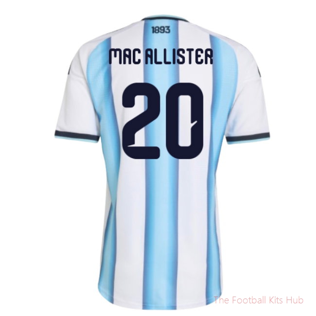 [JED] 2026/27 Argentina Authentic Home Shirt (Mac Allister 20)