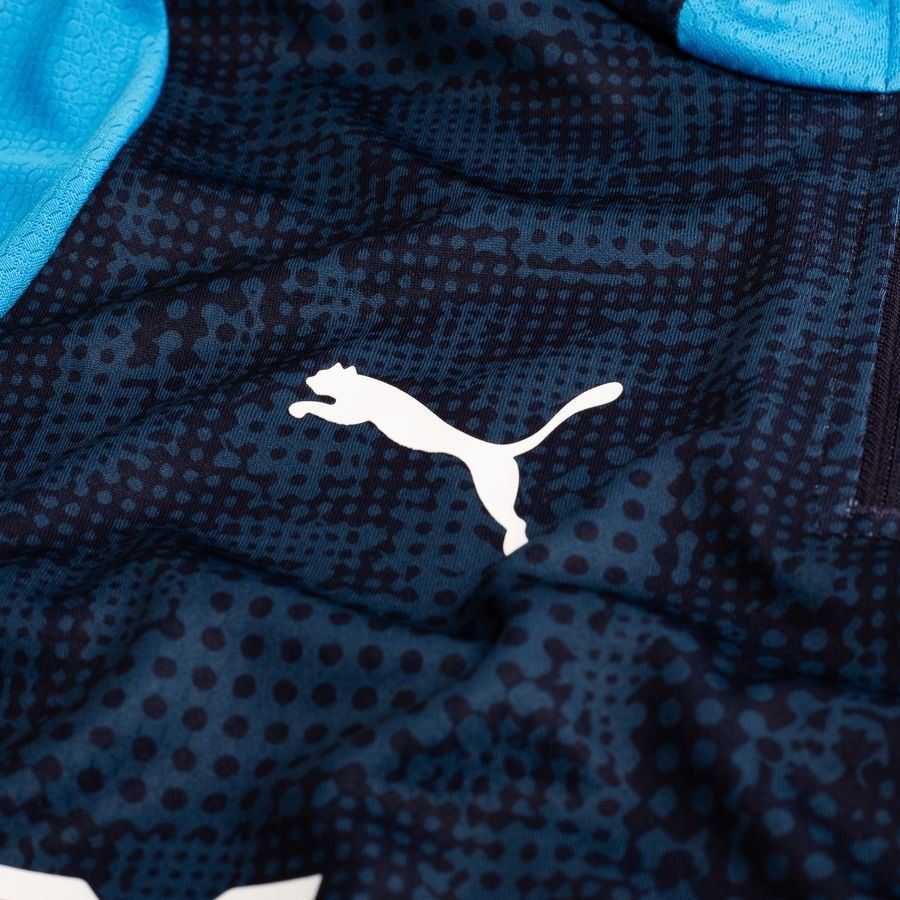 [EFKS] Marseille Zip New Navy/Bleu Azur Training Jersey 1/4