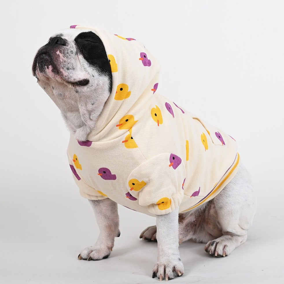 I Love Ducks - Durable French Bulldog Hoodie (wj06) Outdoor Style