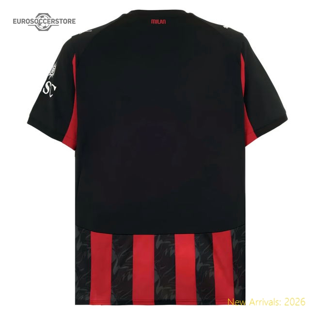Professional-Grade Top-Quality 2025-2026 Ac Milan Home Shirt