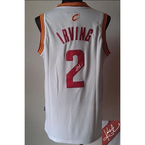 White Kyrie Irving #2 Jersey - Economical Quality NBA Fan Apparel