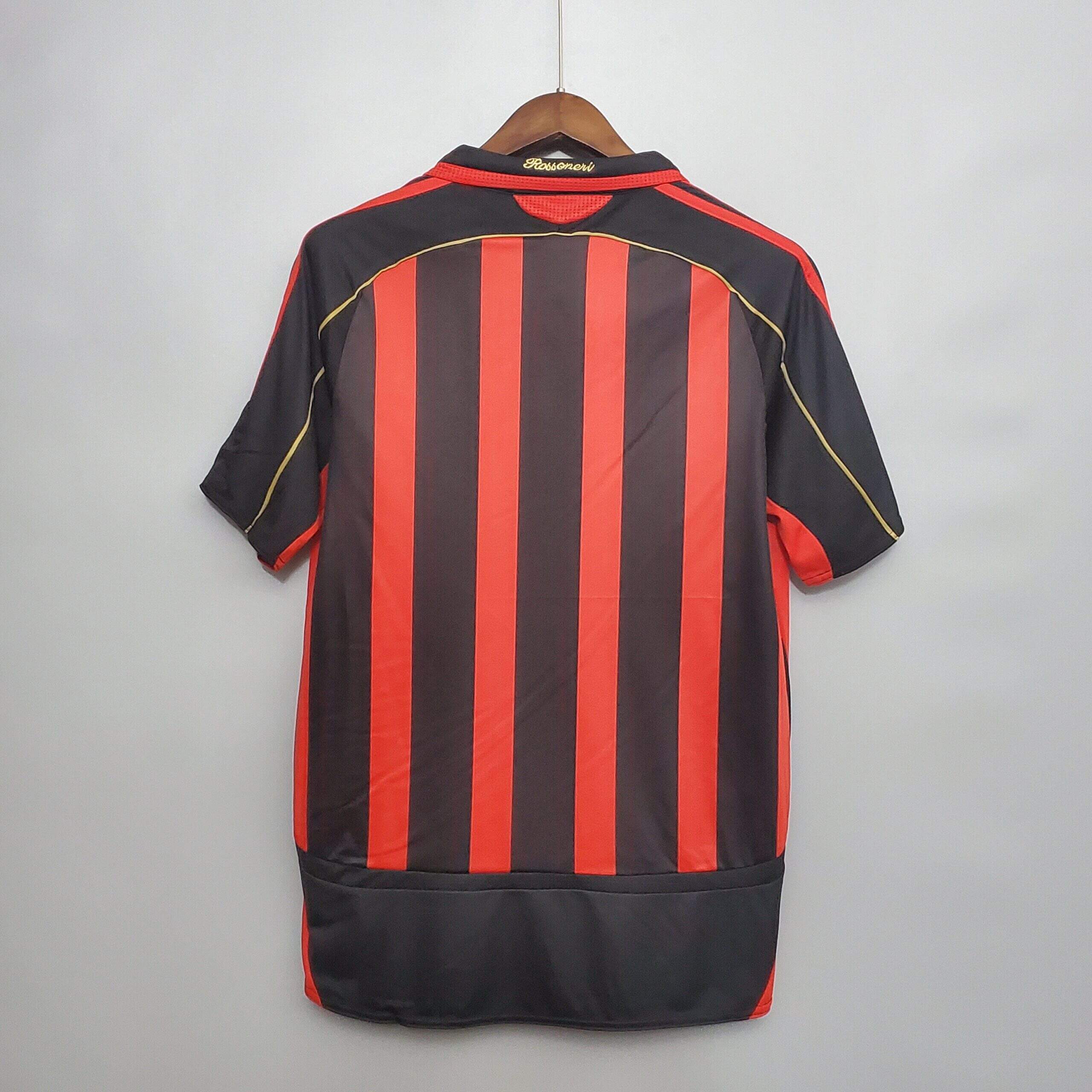 Cheap 2006-2007 AC Milan Home retro kit