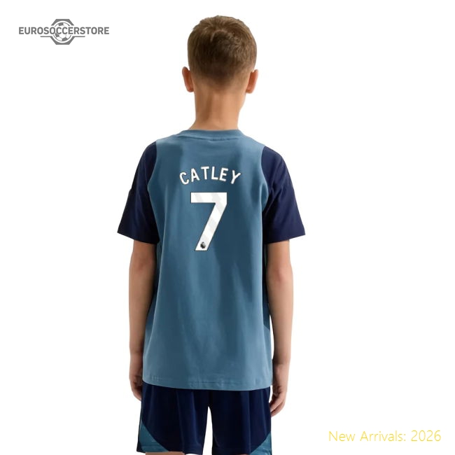 2025-2026 Arsenal Training Tee (Blanch Blue) - Kids (Catley 7)