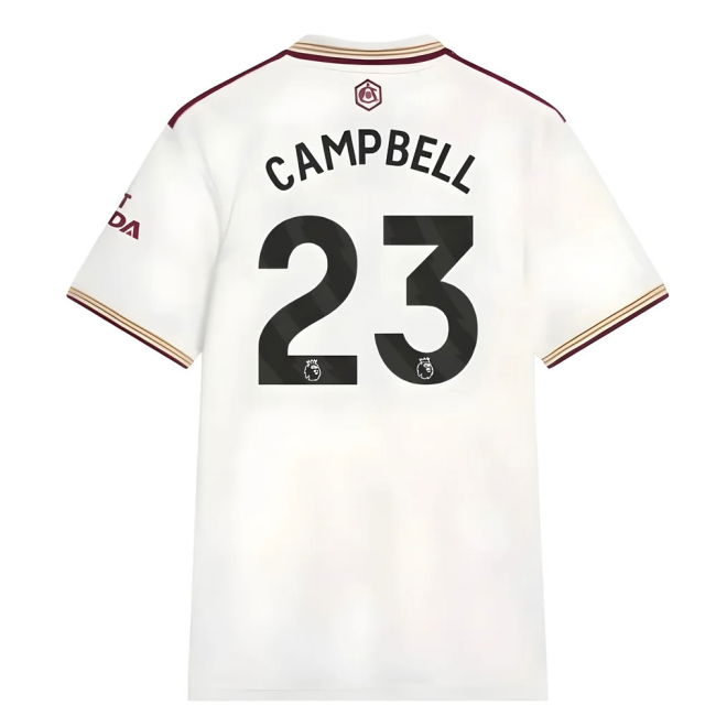 Arsenal Soccer Club Sophisticated Third Football Shirt (Campbell 23)