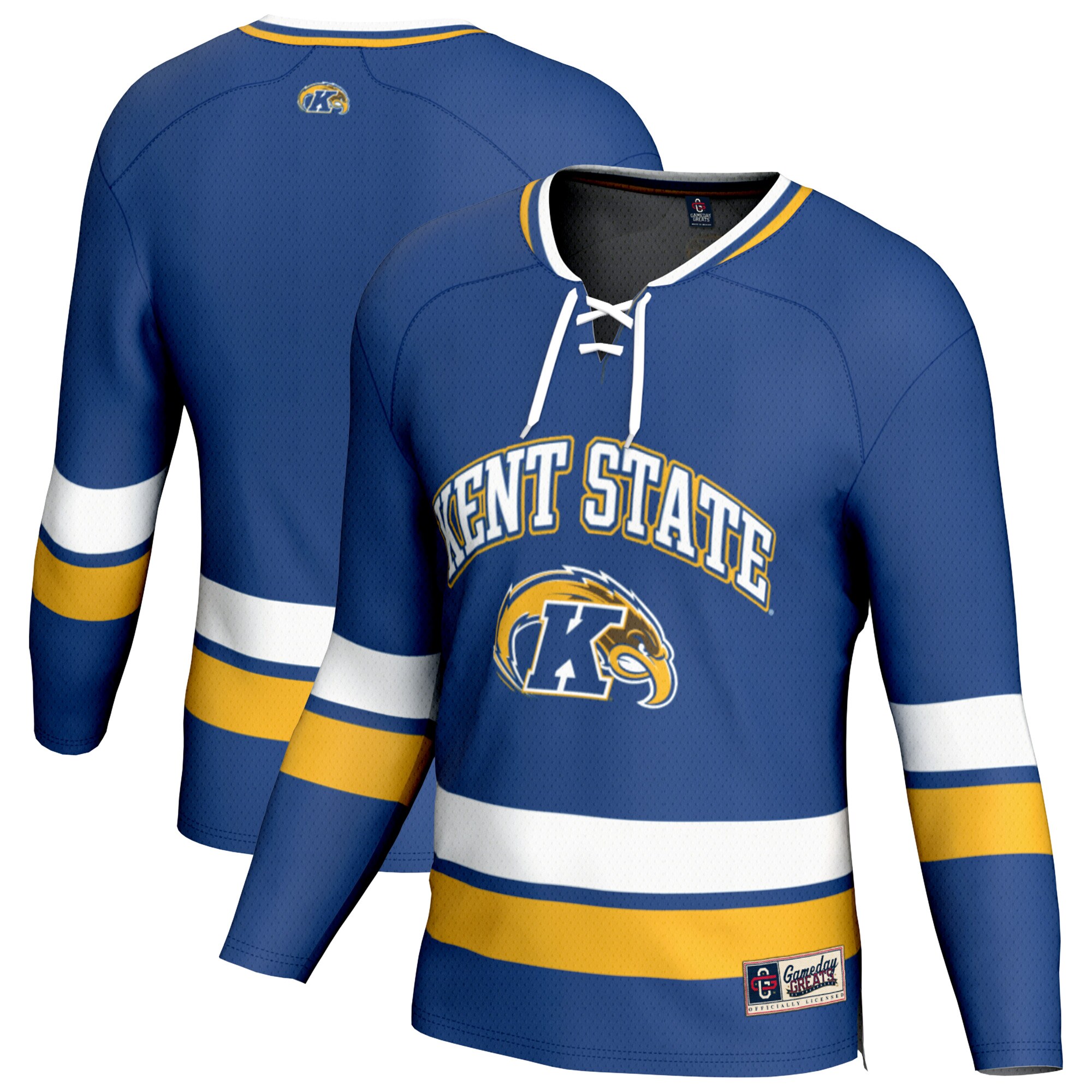 [DDG] Kent State Golden Flashes GameDay Greats Youth Spirit Hockey Jersey - Navy
