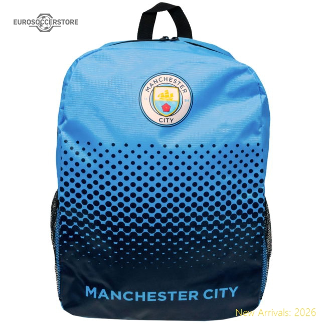 Official Manchester City Fc Fade Backpack - Premium Quality Football