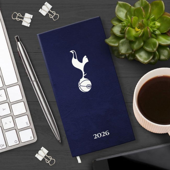 Tottenham Hotspur FC Slim Diary 2026 (Fan Favorite)