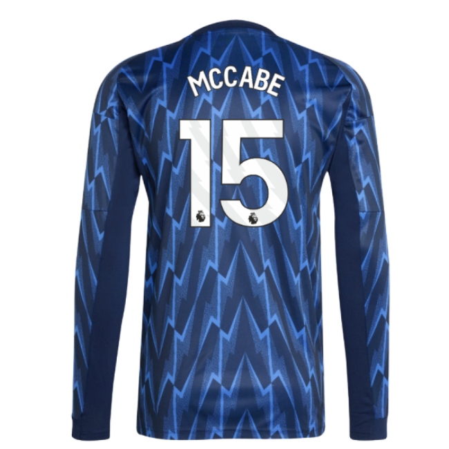 2025-2026 Arsenal Long Sleeve Away Shirt (McCabe 15)