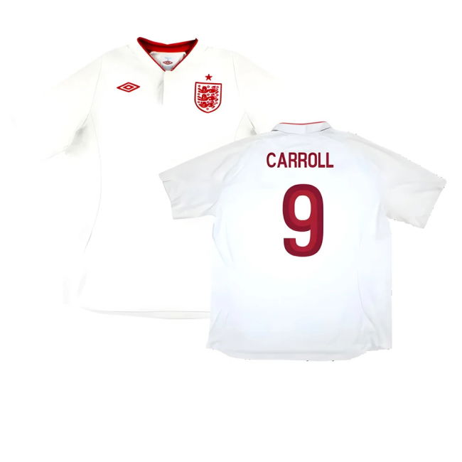 England International Team Rare Piece Home Rare Jersey (Carroll 9)