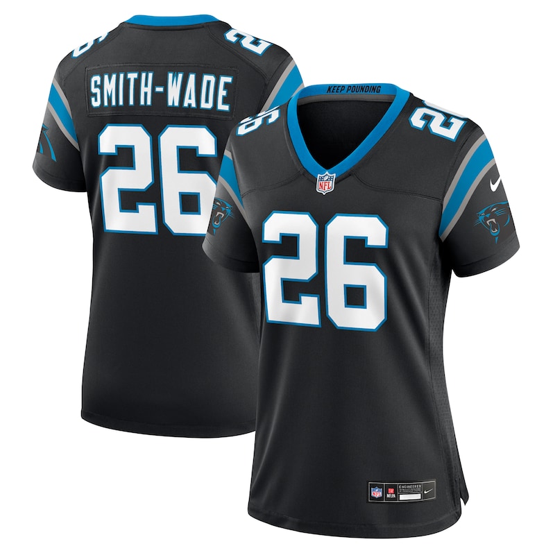 None Chau Smith-Wade CAR Panthers Iconic Pro-Level Jersey Game Day Wea