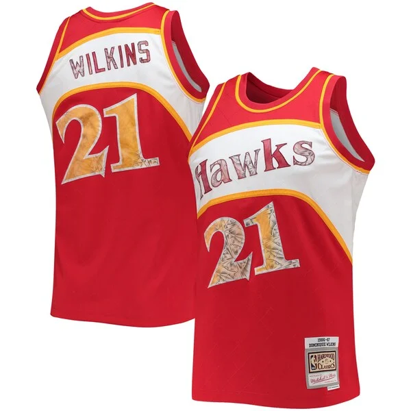Dominique Wilkins ATL Swingman Jersey - classic Basketball - Red