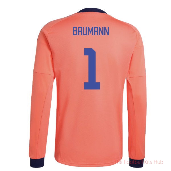 2026-2027 Germany Away Goalkeeper LS Shirt (Coral Fusion) (Baumann 1)