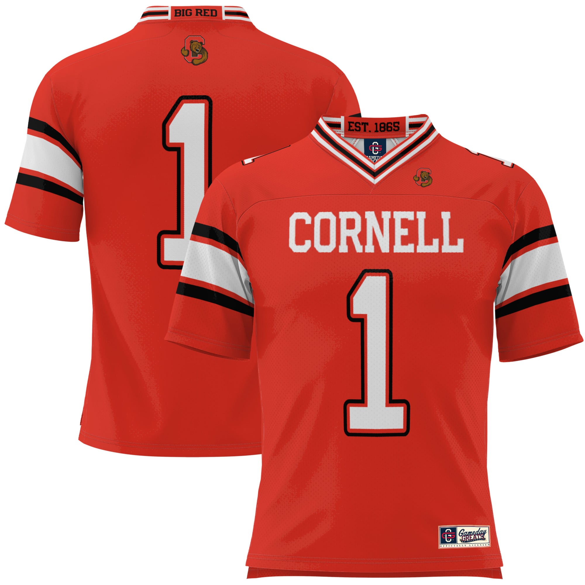 [Youth] Cornell Big Red #1 Football Jersey - Red | Stadium Series 26/27 Season