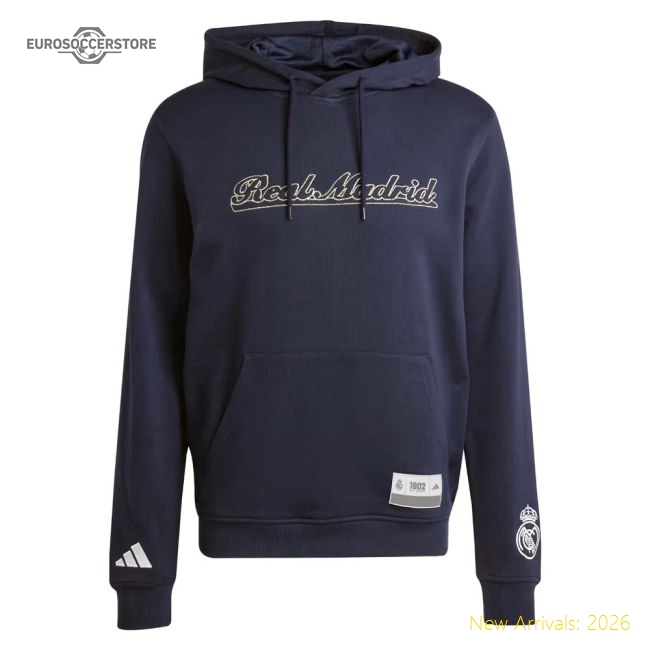 Popular Best-Selling 2025-2026 Real Madrid Us Hoody (Legend Ink)