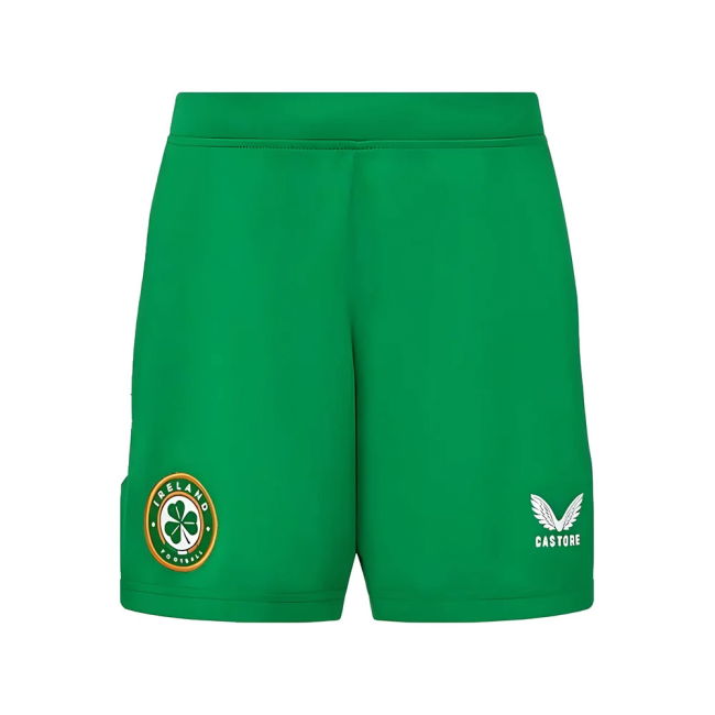 2024-2025 Republic Of Ireland Away Shorts (Green) Euro Authentic