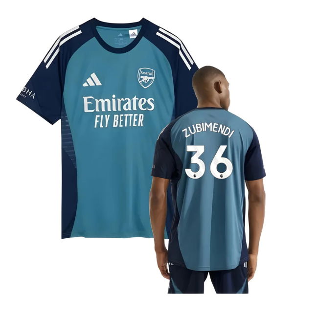 Arsenal Training Jersey 2025-20 Zubimendi 36 Men L S M