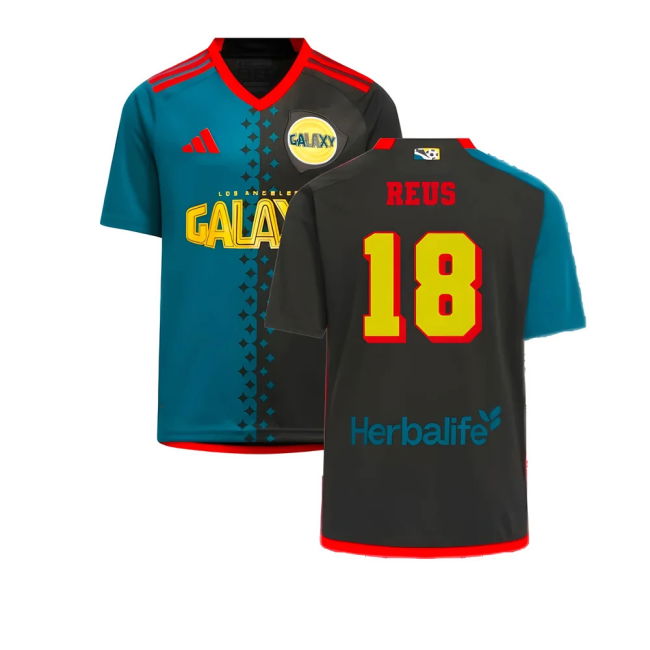 La Galaxy Mls Reus Authentic Jersey Dri-fit Tech-enhanced