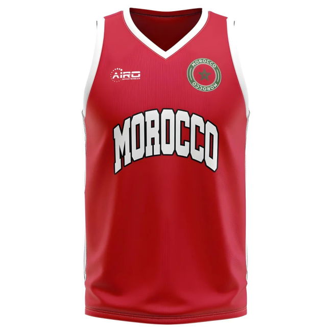 Collector'S-Item Elite Morocco Home Concept Basketball Shirt