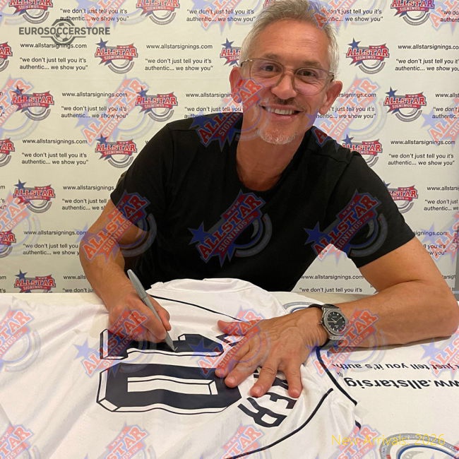 Official Tottenham Hotspur Fc 1991 Lineker & Gascoigne Signed Shirts