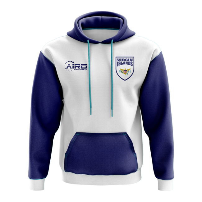 Jersey Virgin Islands Concept Country Football Hoody (White)