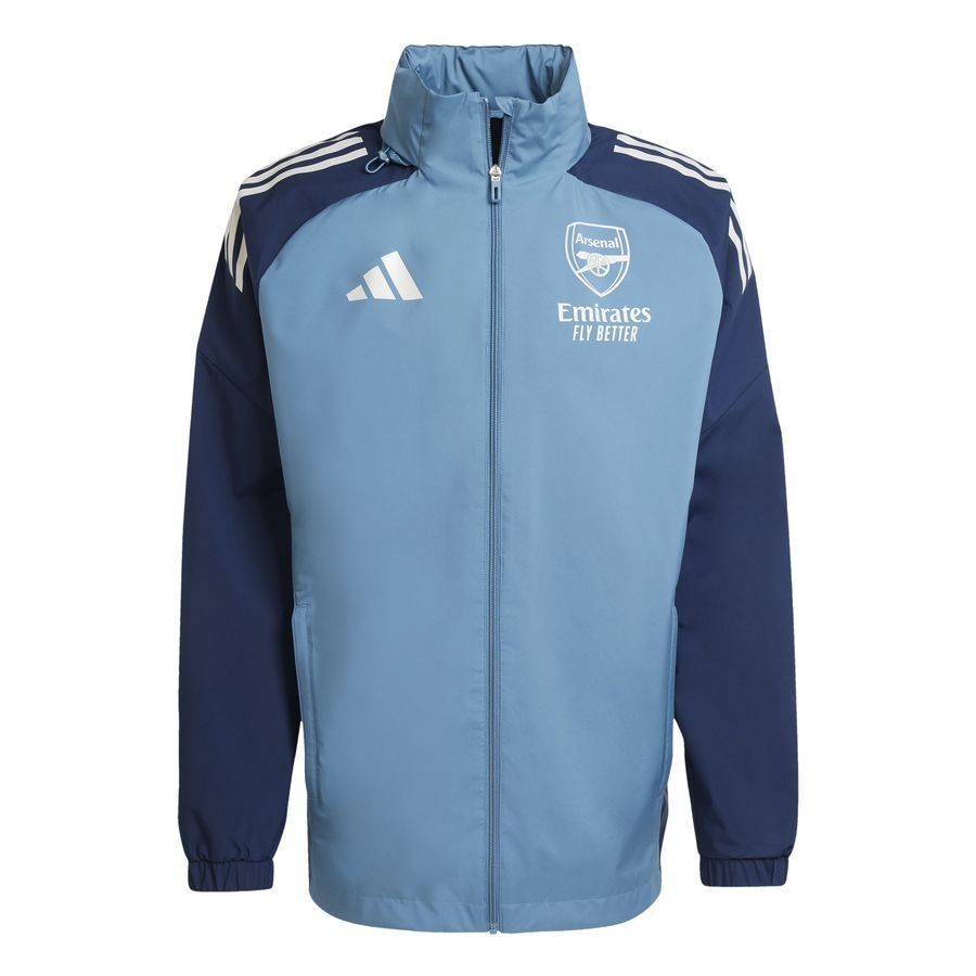 Arsenal Travel Jacket All Weather Tiro 25 Jet Blackened Blue