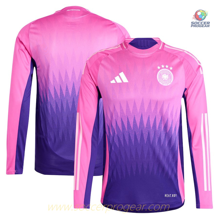 Germany Away Football Soccer Shirt 2024-25 Edition Long Sleeve