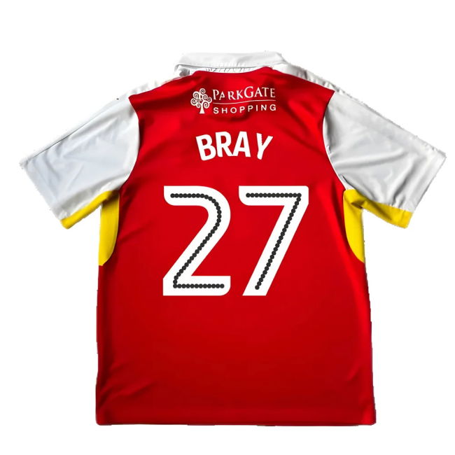 Rotherham Home Shirt Good Xl Bray #27 Official Licensed Supporter ...